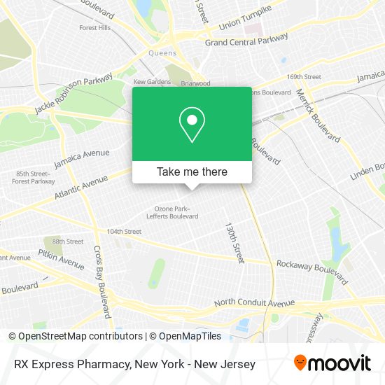 RX Express Pharmacy map