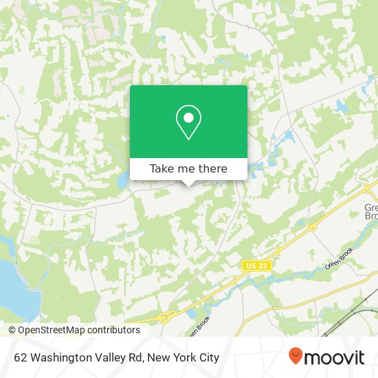 62 Washington Valley Rd, Warren, NJ 07059 map