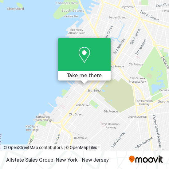 Mapa de Allstate Sales Group