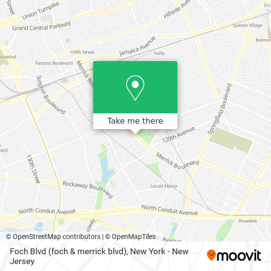 Foch Blvd (foch & merrick blvd) map