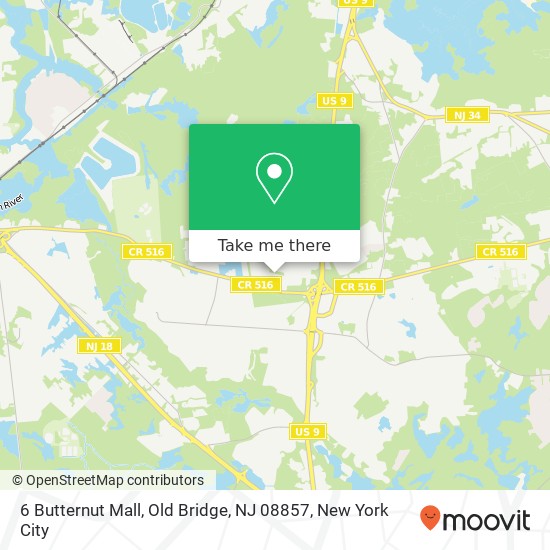 6 Butternut Mall, Old Bridge, NJ 08857 map