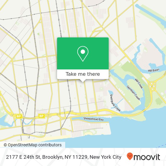 2177 E 24th St, Brooklyn, NY 11229 map