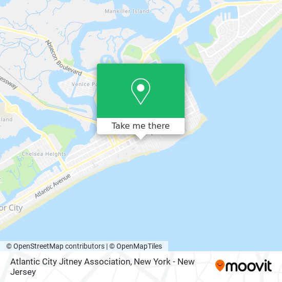 Atlantic City Jitney Association map