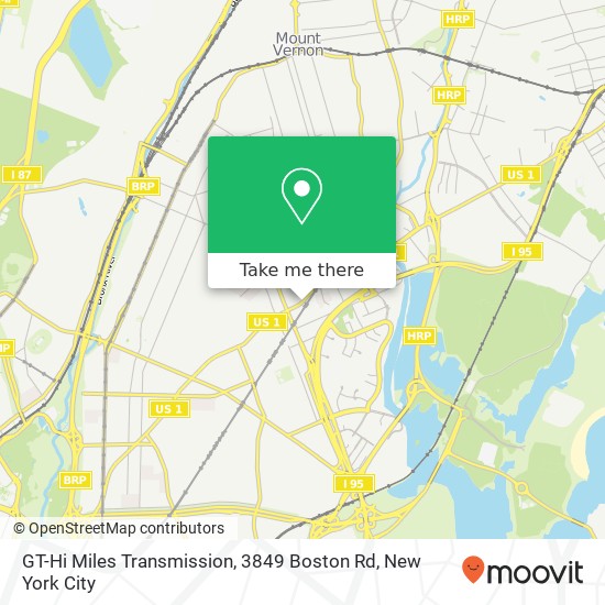 GT-Hi Miles Transmission, 3849 Boston Rd map