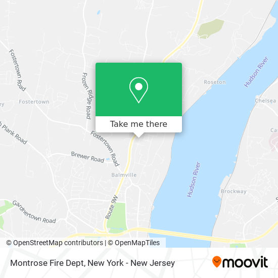 Montrose Fire Dept map