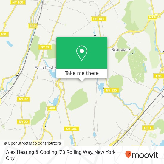 Alex Heating & Cooling, 73 Rolling Way map