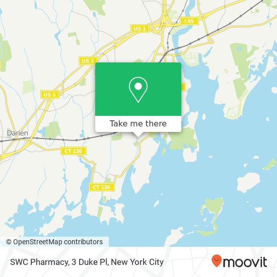 SWC Pharmacy, 3 Duke Pl map