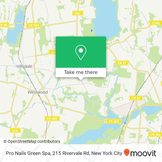 Mapa de Pro Nails Green Spa, 215 Rivervale Rd