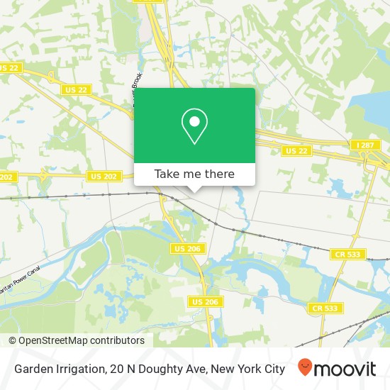 Garden Irrigation, 20 N Doughty Ave map