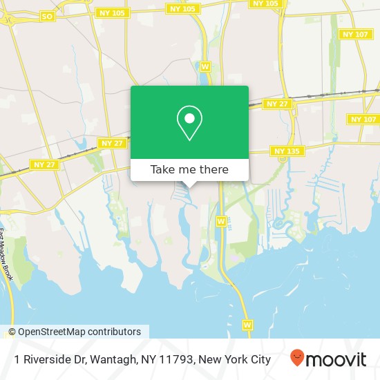 1 Riverside Dr, Wantagh, NY 11793 map
