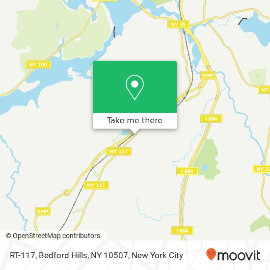 Mapa de RT-117, Bedford Hills, NY 10507