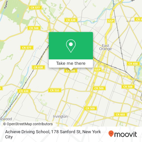 Mapa de Achieve Driving School, 178 Sanford St