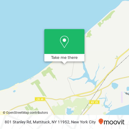 Mapa de 801 Stanley Rd, Mattituck, NY 11952