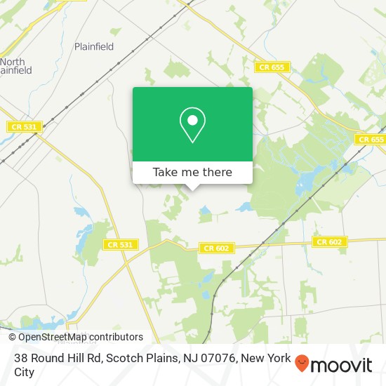 38 Round Hill Rd, Scotch Plains, NJ 07076 map