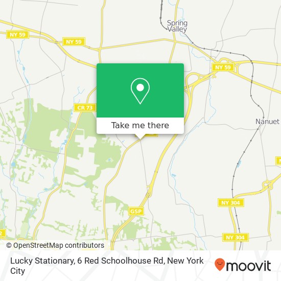 Lucky Stationary, 6 Red Schoolhouse Rd map
