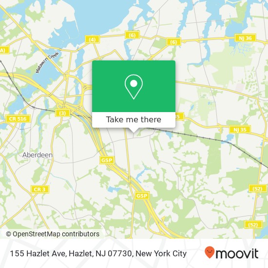 155 Hazlet Ave, Hazlet, NJ 07730 map