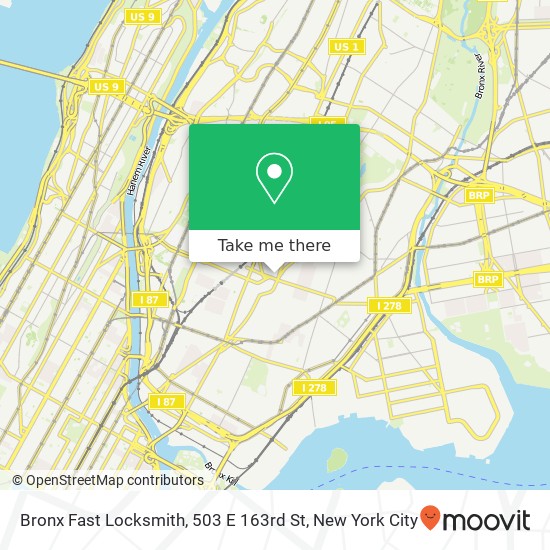 Bronx Fast Locksmith, 503 E 163rd St map