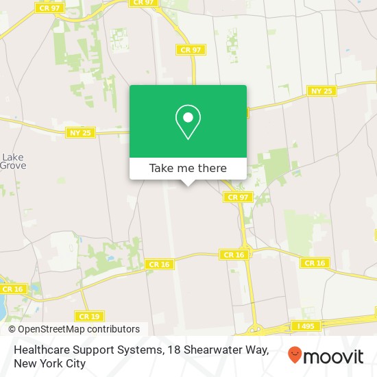 Healthcare Support Systems, 18 Shearwater Way map