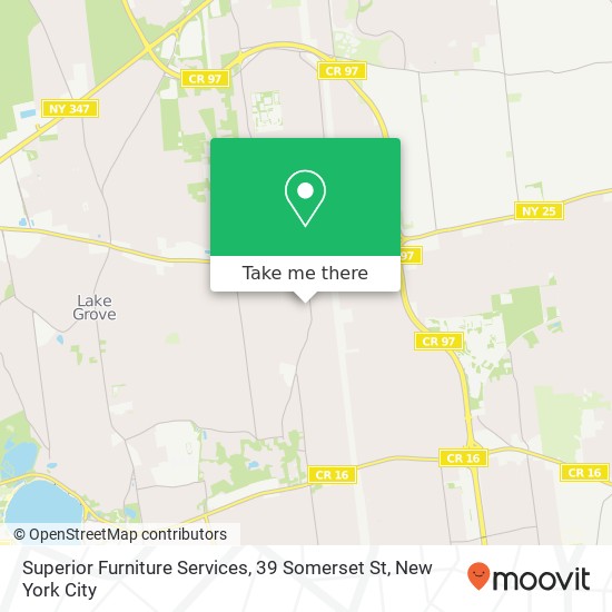 Superior Furniture Services, 39 Somerset St map