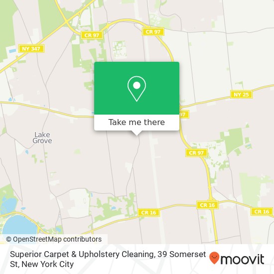 Mapa de Superior Carpet & Upholstery Cleaning, 39 Somerset St