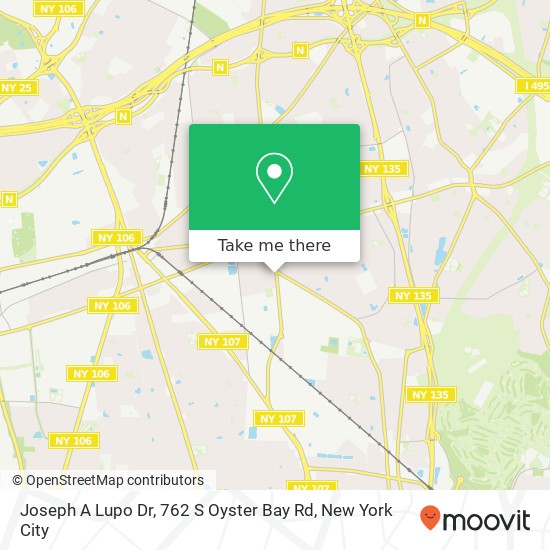 Joseph A Lupo Dr, 762 S Oyster Bay Rd map