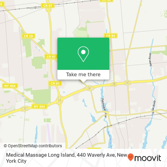 Mapa de Medical Massage Long Island, 440 Waverly Ave