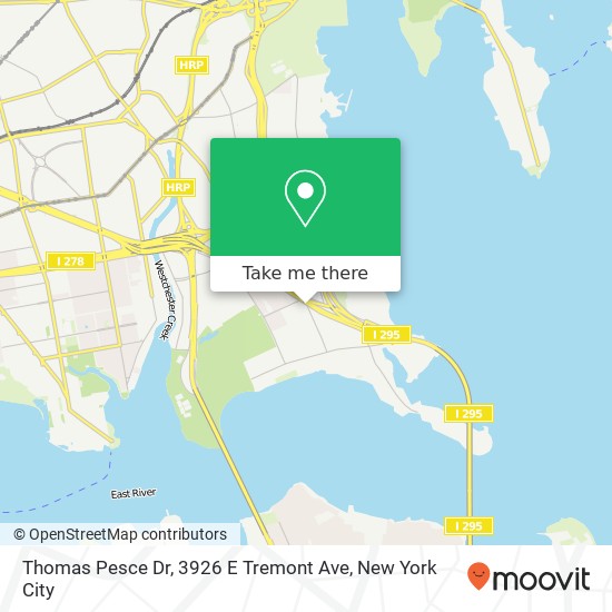 Mapa de Thomas Pesce Dr, 3926 E Tremont Ave