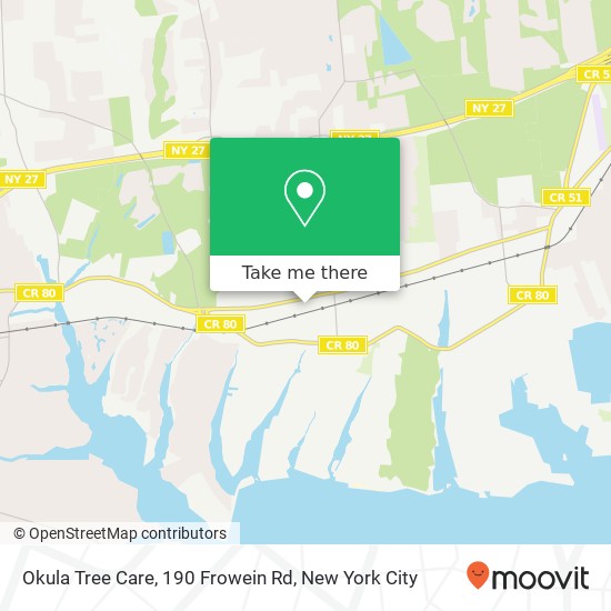 Mapa de Okula Tree Care, 190 Frowein Rd