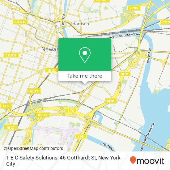 T E C Safety Solutions, 46 Gotthardt St map