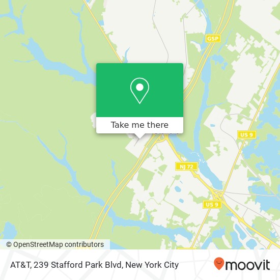 AT&T, 239 Stafford Park Blvd map