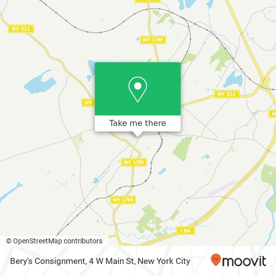 Mapa de Bery's Consignment, 4 W Main St