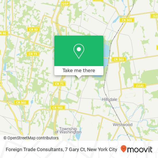 Foreign Trade Consultants, 7 Gary Ct map