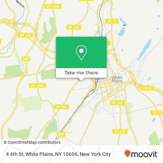 4 4th St, White Plains, NY 10606 map