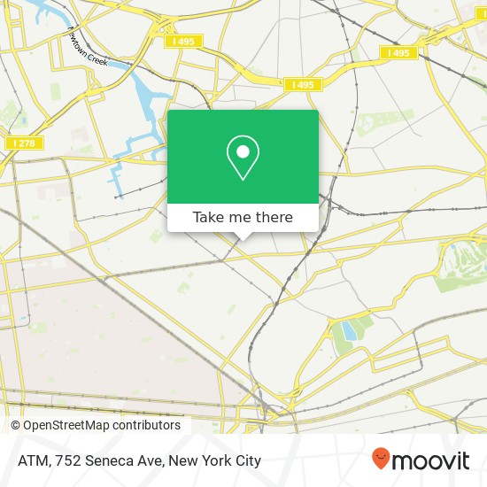 Mapa de ATM, 752 Seneca Ave