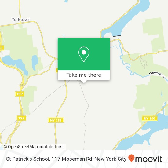 Mapa de St Patrick's School, 117 Moseman Rd