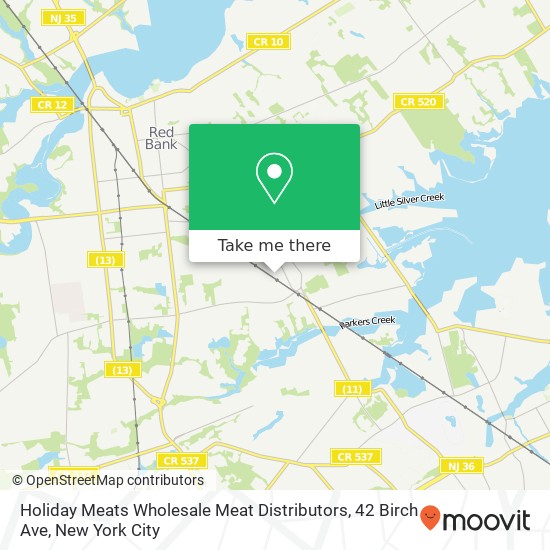 Holiday Meats Wholesale Meat Distributors, 42 Birch Ave map