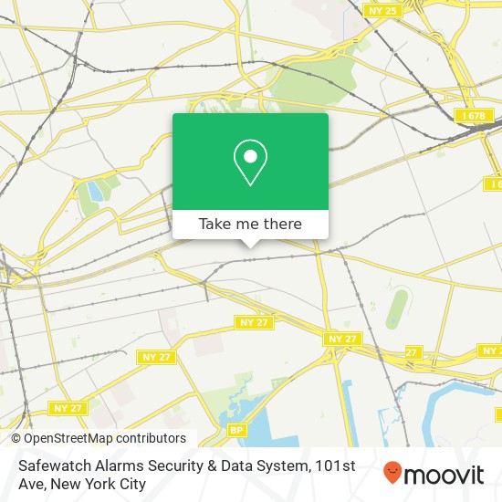 Mapa de Safewatch Alarms Security & Data System, 101st Ave