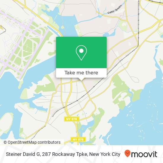 Steiner David G, 287 Rockaway Tpke map