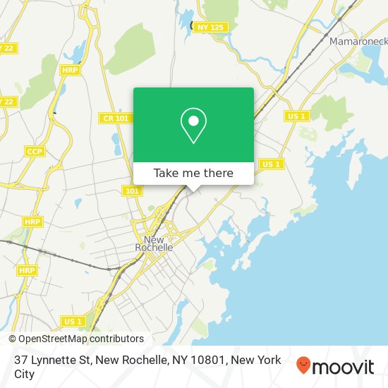 37 Lynnette St, New Rochelle, NY 10801 map