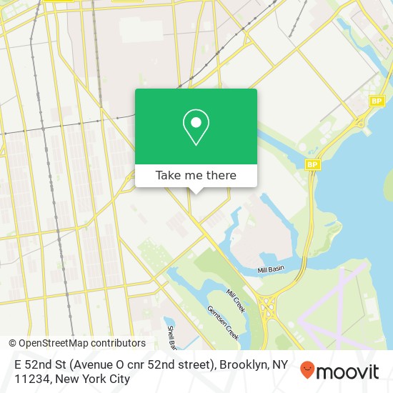 E 52nd St (Avenue O cnr 52nd street), Brooklyn, NY 11234 map
