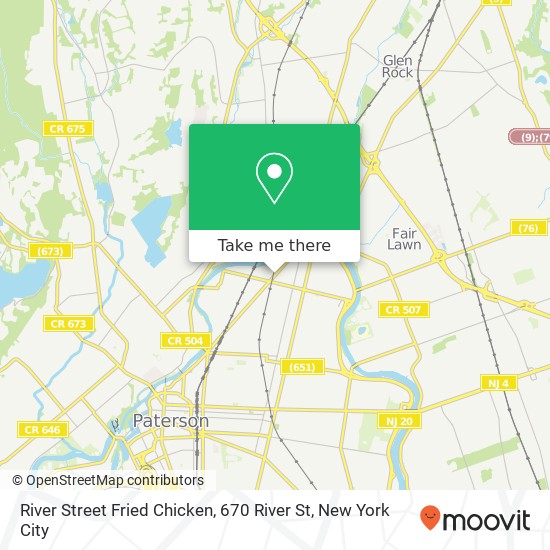Mapa de River Street Fried Chicken, 670 River St