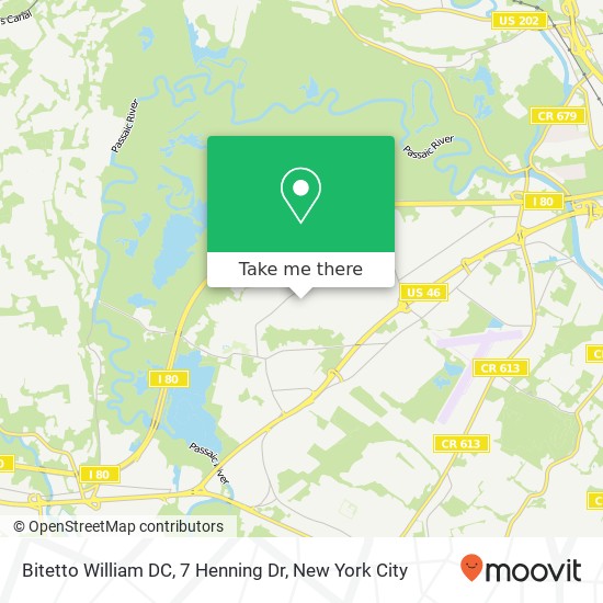 Mapa de Bitetto William DC, 7 Henning Dr