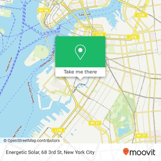 Energetic Solar, 68 3rd St map