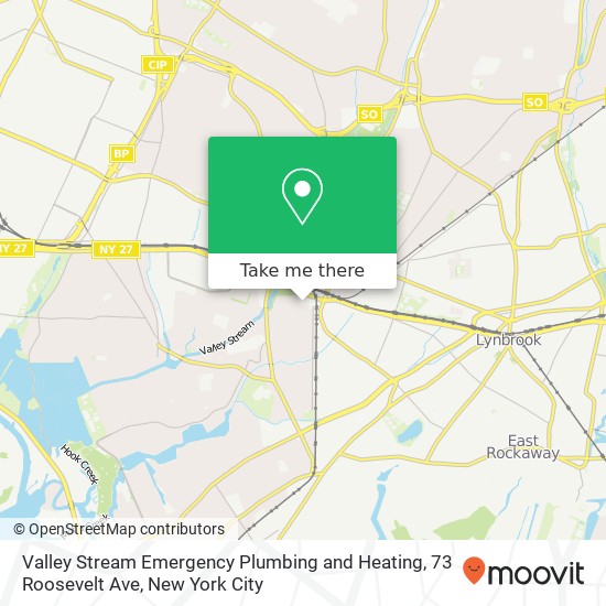 Valley Stream Emergency Plumbing and Heating, 73 Roosevelt Ave map