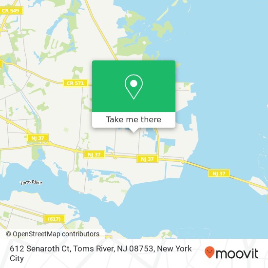 612 Senaroth Ct, Toms River, NJ 08753 map