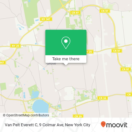 Mapa de Van Pelt Everett C, 9 Colmar Ave