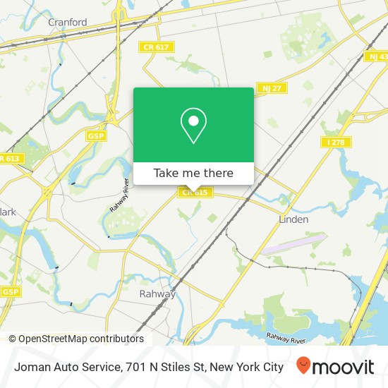 Joman Auto Service, 701 N Stiles St map