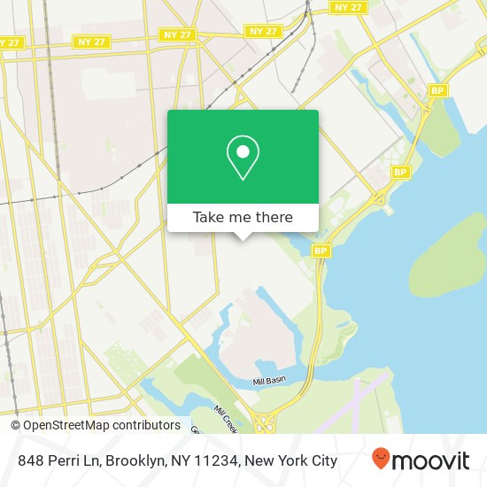 848 Perri Ln, Brooklyn, NY 11234 map