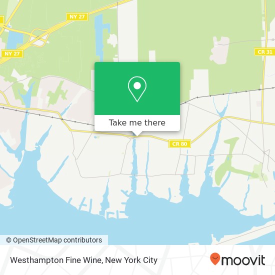 Westhampton Fine Wine map