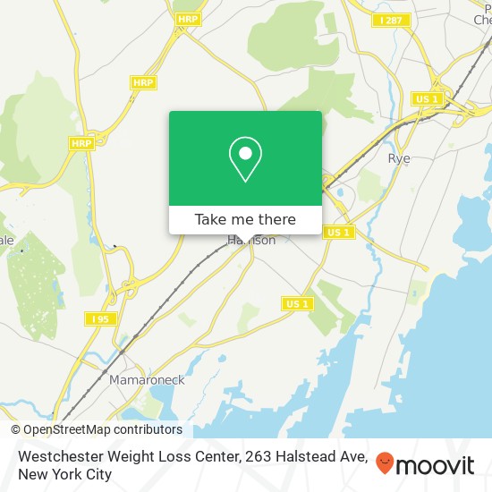 Westchester Weight Loss Center, 263 Halstead Ave map